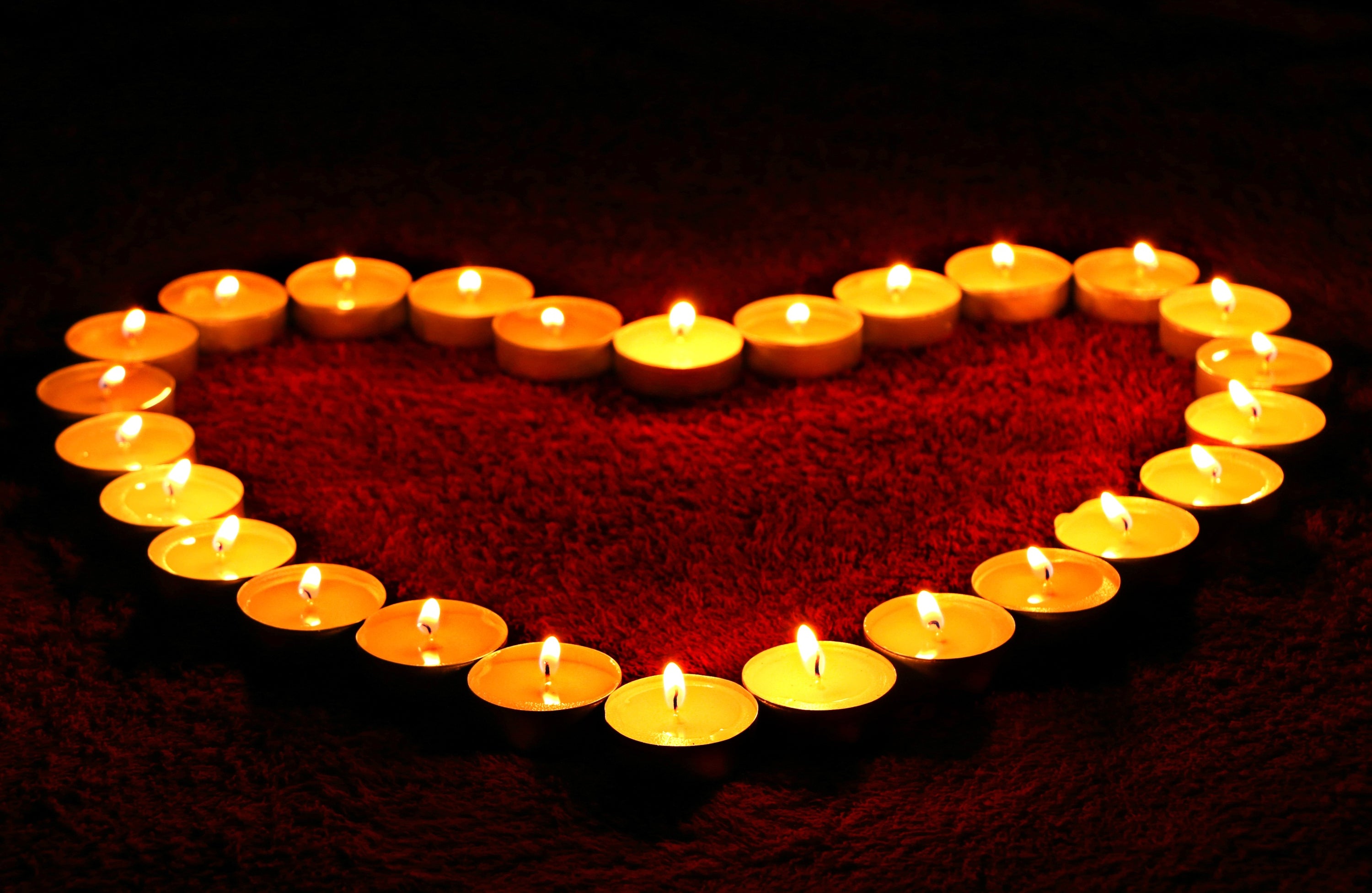 Candles portrays love